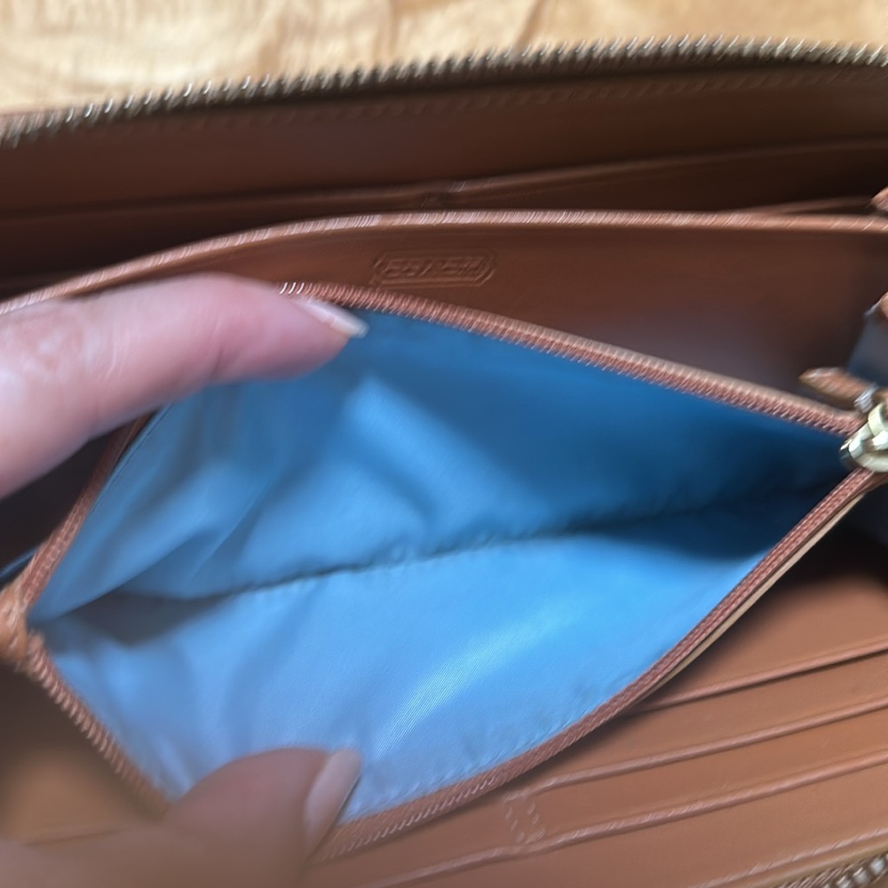 Coach Plaid tattersall heritage Wallet exc! - Picture 6 of 6